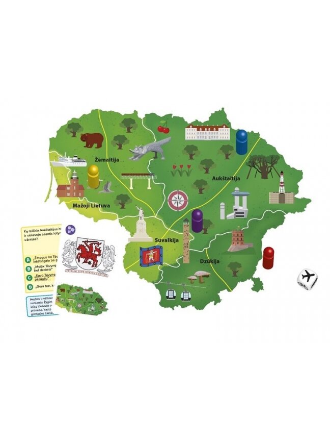 Stalo žaidimas I love Lithuania, 58112 1 Stalo žaidimas I love Lithuania, 58112 1
