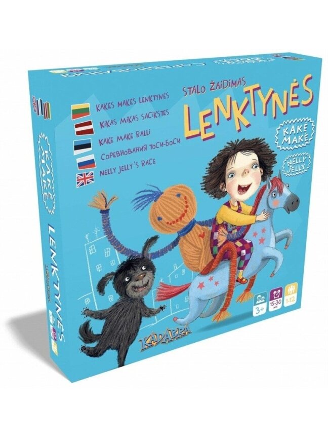 Stalo žaidimas Kadabra Nelly Jelly Race, LT LV EE RUS EN Stalo žaidimas Kadabra Nelly Jelly Race, LT LV EE RUS EN