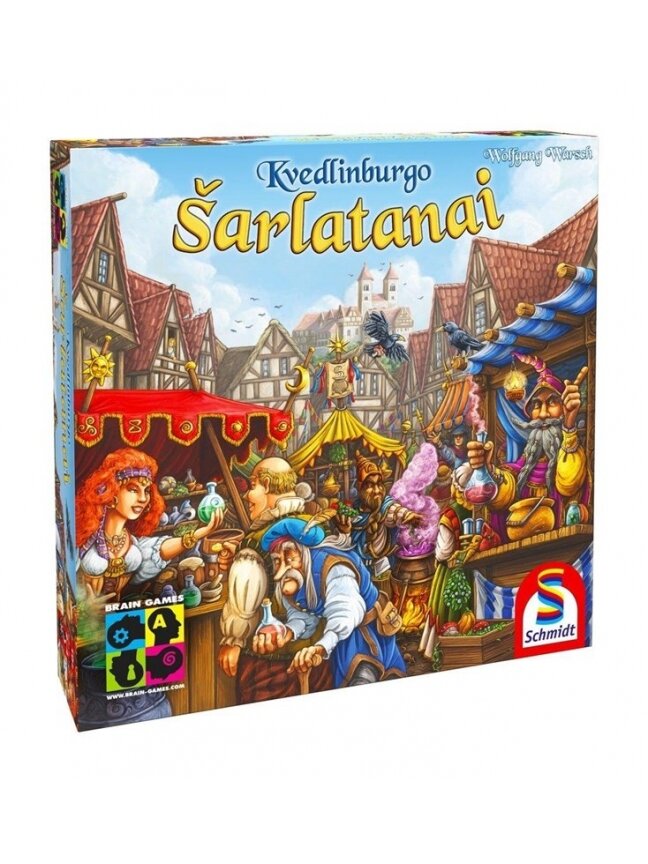 Stalo žaidimas KVEDLINBURGO ŠARLATANAI, LT Stalo žaidimas KVEDLINBURGO ŠARLATANAI, LT