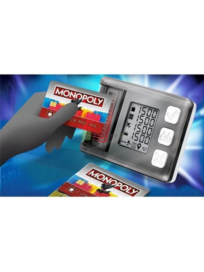 Stalo žaidimas MONOPOLY E8978LT, išmanioji bankininkystė 2
