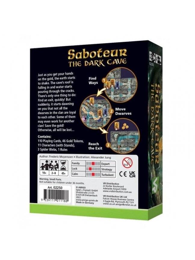 Stalo žaidimas Smart Games Saboteur: The Dark Cave BRG/SABC 1 Stalo žaidimas Smart Games Saboteur: The Dark Cave BRG/SABC 1