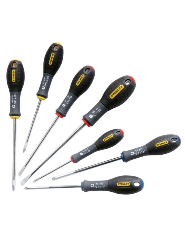 Stanley Atsuktuvų Stanley Fatmax rinkinys 7 vnt. Stanley Atsuktuvų Stanley Fatmax rinkinys 7 vnt.