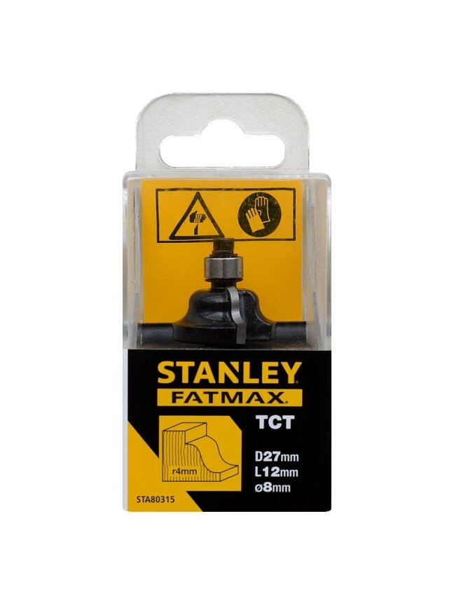 Stanley Freza TCT, kampų formavimo 4 x 27 mm 1 Stanley Freza TCT, kampų formavimo 4 x 27 mm 1