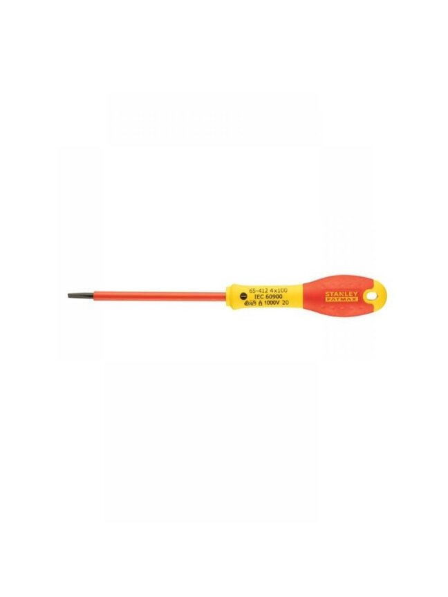 Stanley Stanley Fatmax el. atsuktuvas VDE 4x100 mm, 1000V Stanley Stanley Fatmax el. atsuktuvas VDE 4x100 mm, 1000V