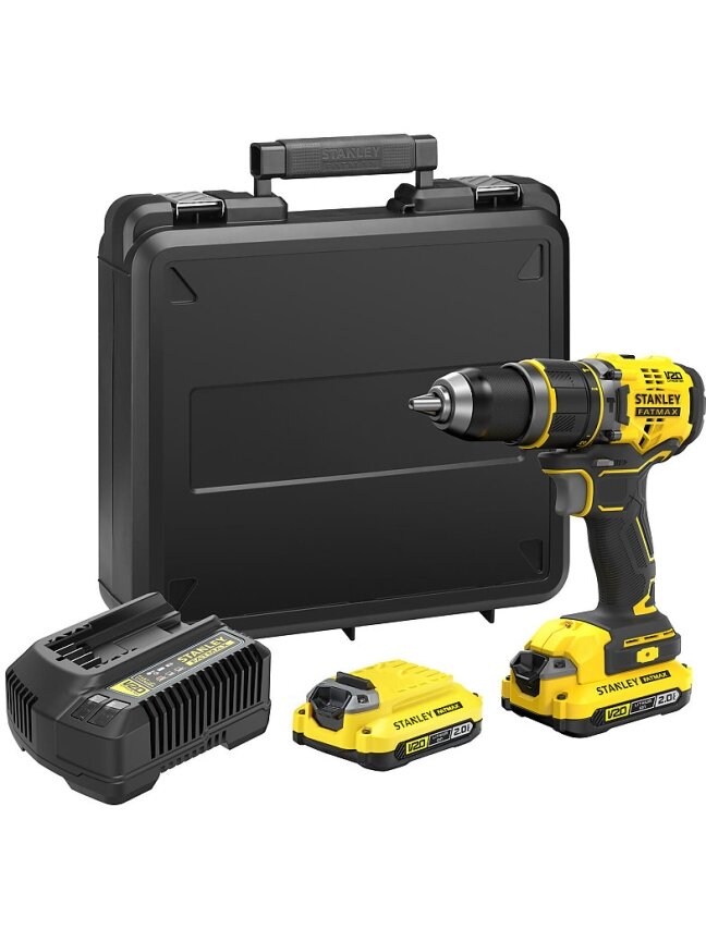 Stanley Suktuvas/gręžtuvas Stanley SFMCD721D2K; 20V 2x2,0Ah