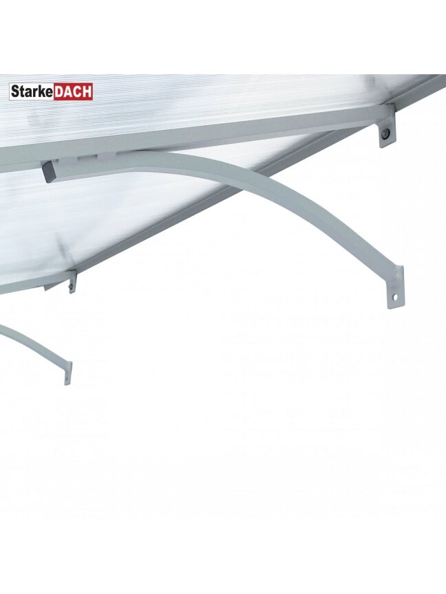 Stogelis STARKEDACH Tiesus T-160 - Pilka konstrukcija / Skaidri danga 3 Stogelis STARKEDACH Tiesus T-160 - Pilka konstrukcija / Skaidri danga 3