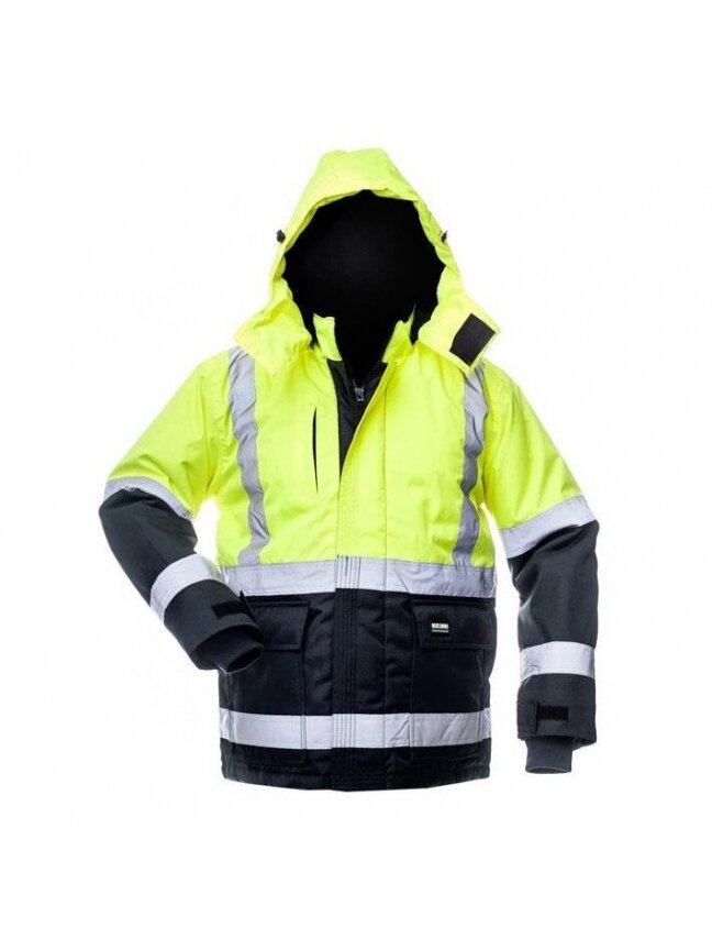 Striukė CANVAS HI-VIS FB-8946 geltona, mėlyna, L Striukė CANVAS HI-VIS FB-8946 geltona, mėlyna, L