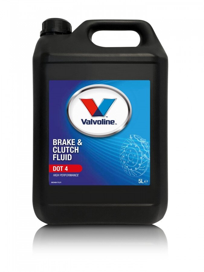 Stabdžių skystis Brake&Clutch fluid DOT 4 5L, Valvoline 1