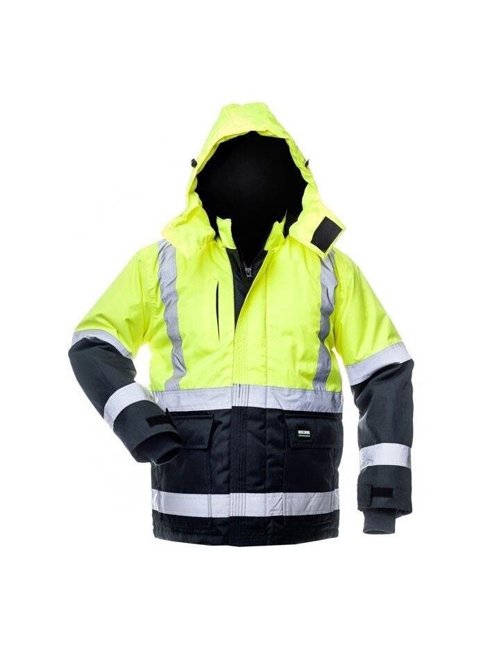 Striukė CANVAS HI-VIS FB-8946 geltona, mėlyna, XL Striukė CANVAS HI-VIS FB-8946 geltona, mėlyna, XL