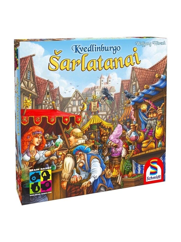 Stalo žaidimas KVEDLINBURGO ŠARLATANAI, LT Stalo žaidimas KVEDLINBURGO ŠARLATANAI, LT