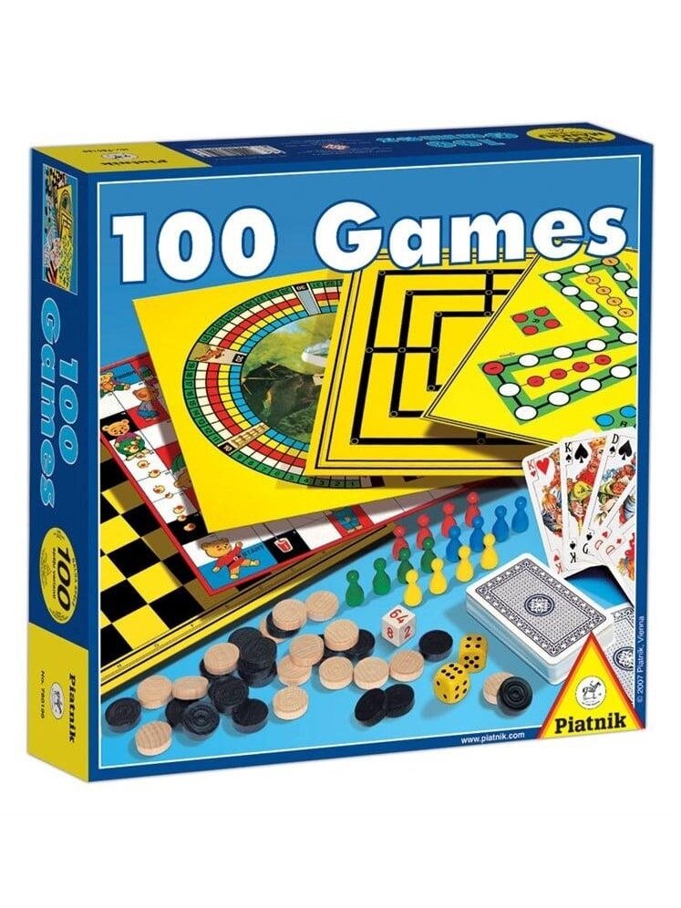 Stalo žaidimų rinkinys 100 GAMES, LT