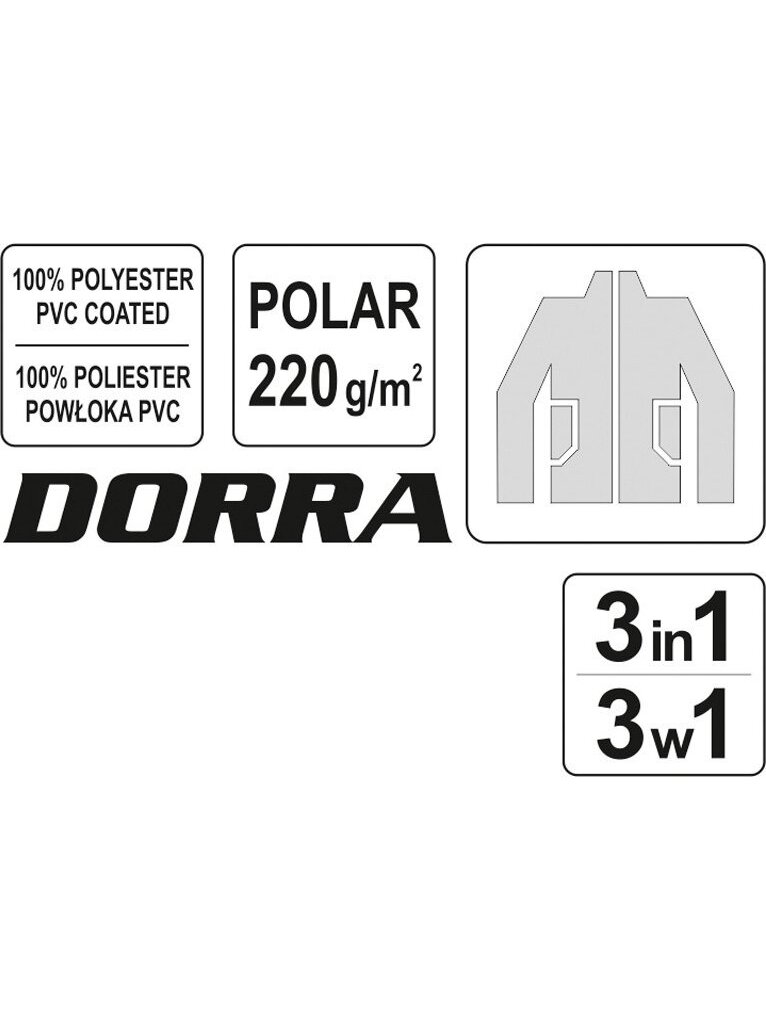 Stiurkė darbinė žieminė 3IN1 DORRA Yato | S (164-172) 1 Stiurkė darbinė žieminė 3IN1 DORRA Yato | S (164-172) 1