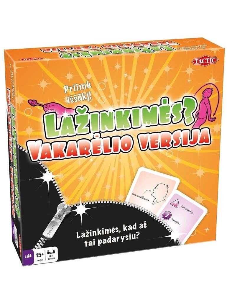 Stalo žaidimas LAŽINKIMĖS? 53504, LT, vakarėlio versija Stalo žaidimas LAŽINKIMĖS? 53504, LT, vakarėlio versija