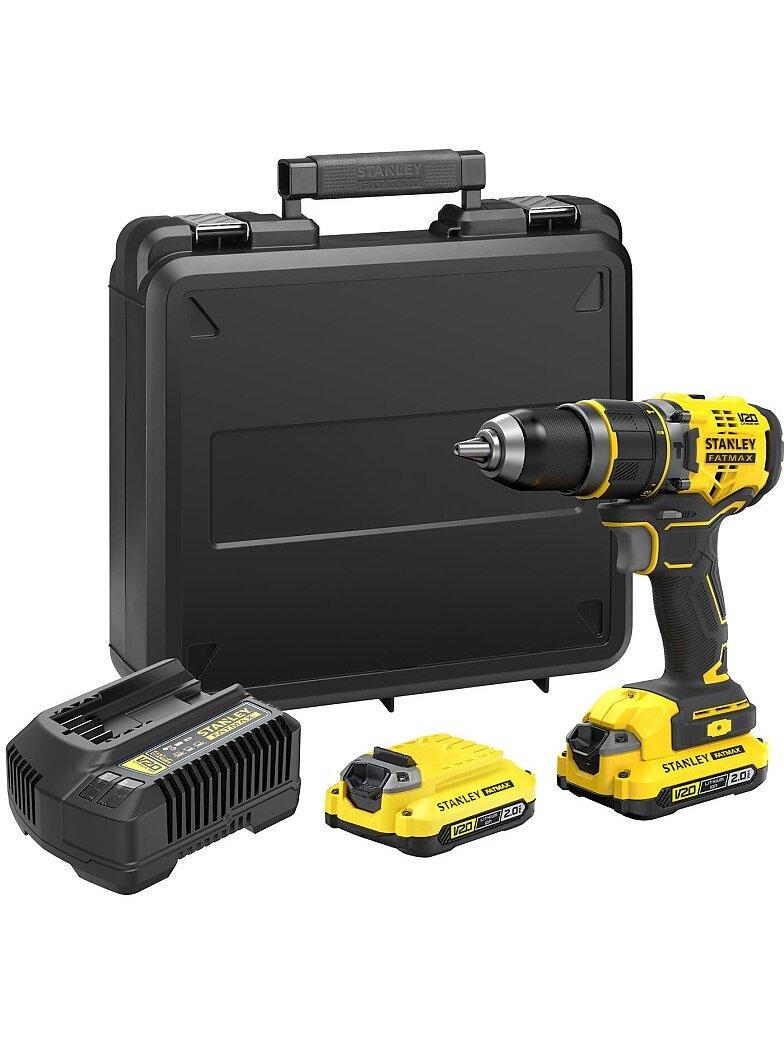 Stanley Suktuvas/gręžtuvas Stanley SFMCD721D2K; 20V 2x2,0Ah
