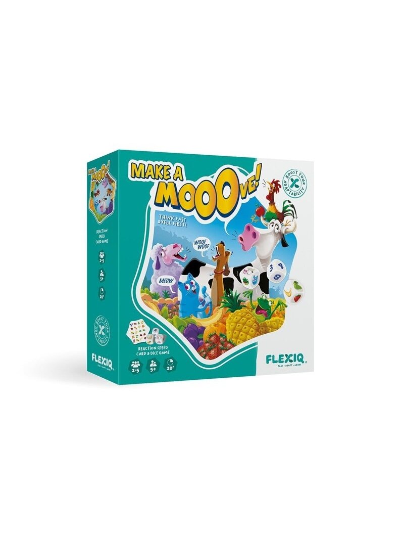 Stalo žaidimas Flexiq MAKE A MOOOVE! FXG103 1