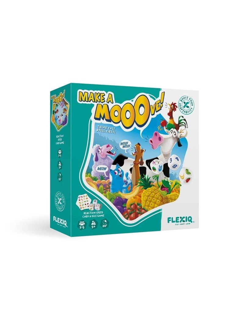 Stalo žaidimas Flexiq MAKE A MOOOVE! FXG103 Stalo žaidimas Flexiq MAKE A MOOOVE! FXG103