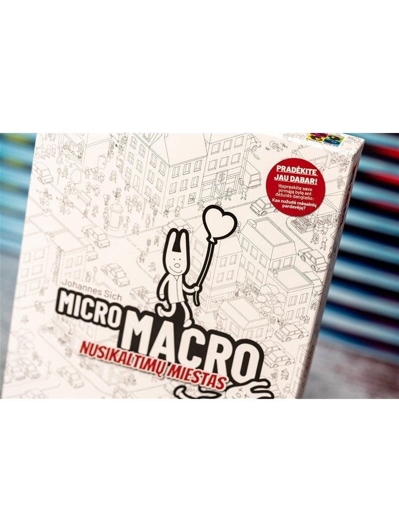 Stalo žaidimas MicroMacro: nusikaltimų miestas, LT 2