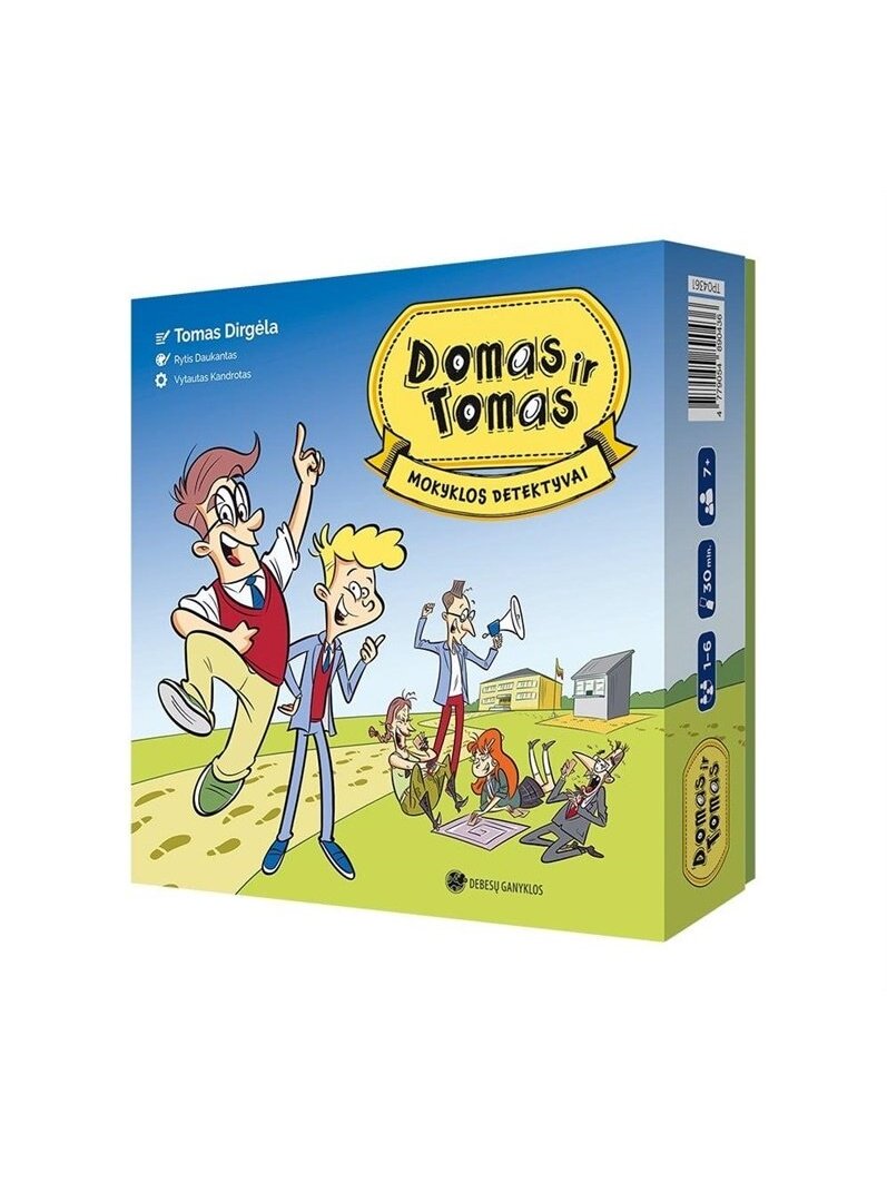 Stalo žaidimas DOMAS IR TOMAS Mokyklos Detektyvai Stalo žaidimas DOMAS IR TOMAS Mokyklos Detektyvai