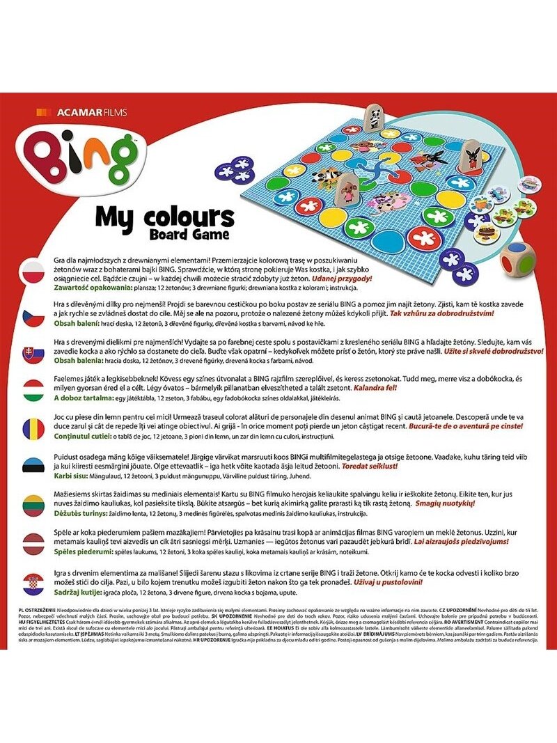 Stalo žaidimas Trefl Bing My Colours 02256T 2