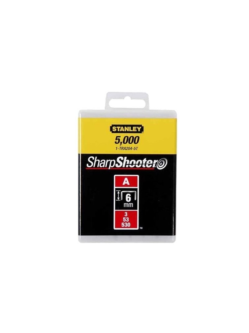 Stanley 53 A tipo kabės „STANLEY" 5000 vnt. 10 mm Stanley 53 A tipo kabės „STANLEY" 5000 vnt. 10 mm