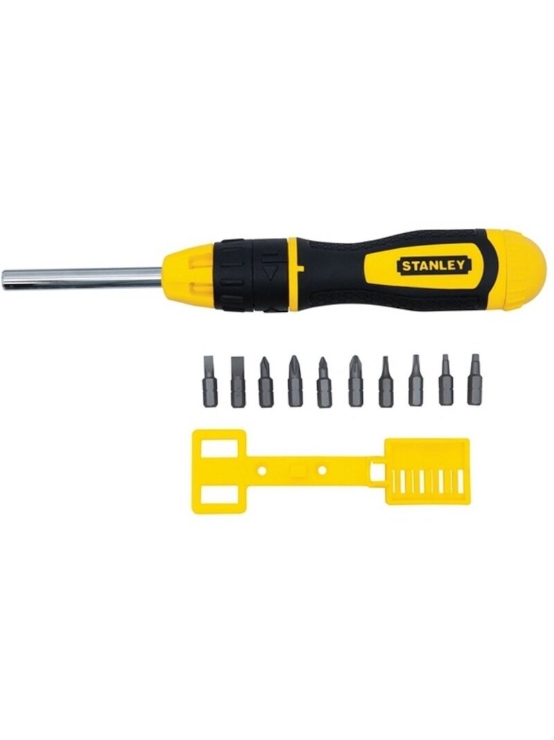 Stanley Stanley Multibit atsuktuvas su antgaliais Stanley Stanley Multibit atsuktuvas su antgaliais