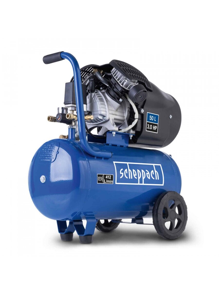 Stūmoklinis kompresorius HC500 50L, Scheppach
