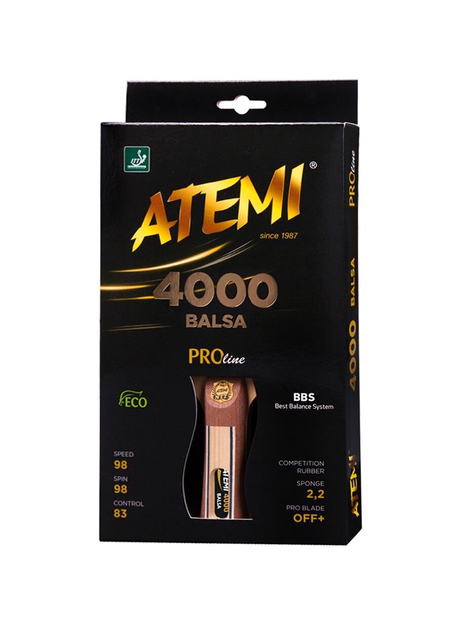 Stalo Teniso Raketė Atemi 4000 Balsa Įgaubta