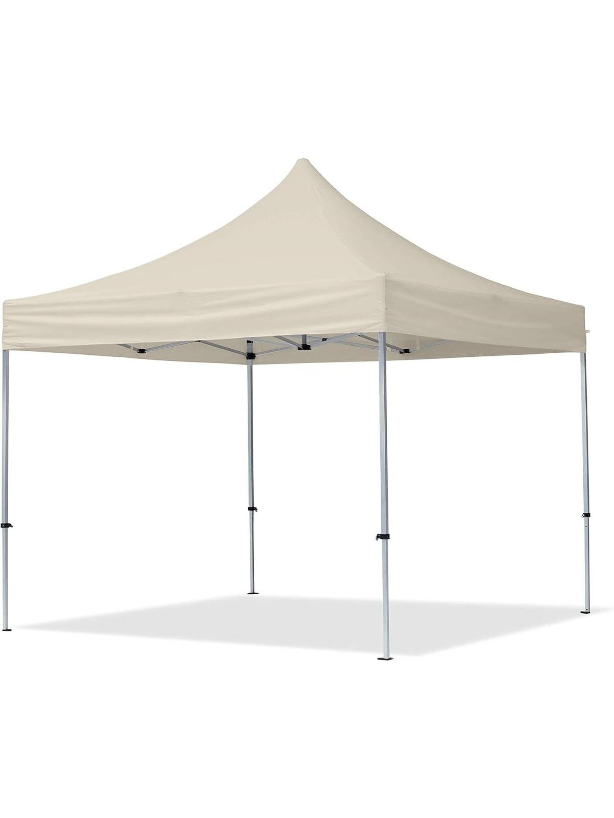 Sulankstoma pavėsinė Pop Up 3x3 m, su sienomis, Smėlio, X serijos, aliuminis 1