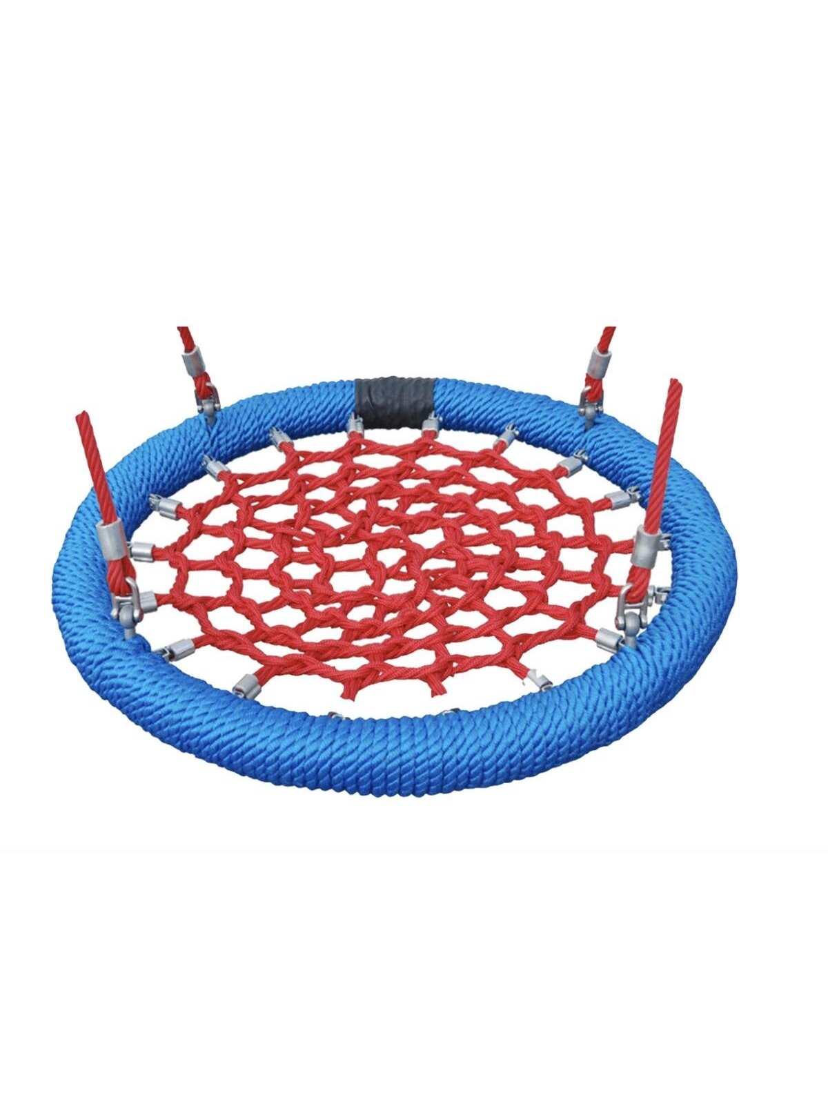 Sūpynės Gandro lizdas NEST-PRO, Ø 120 cm,mėlyna-raudona 2