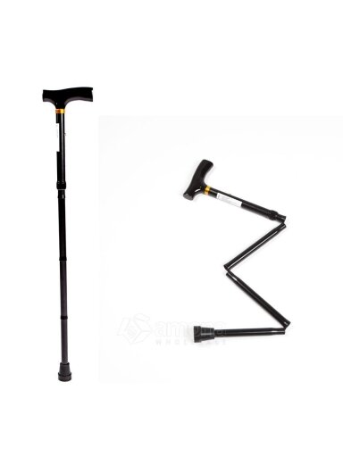 Sudedama Ėjimo Lazdelė Kid-Man 01-2352, juoda