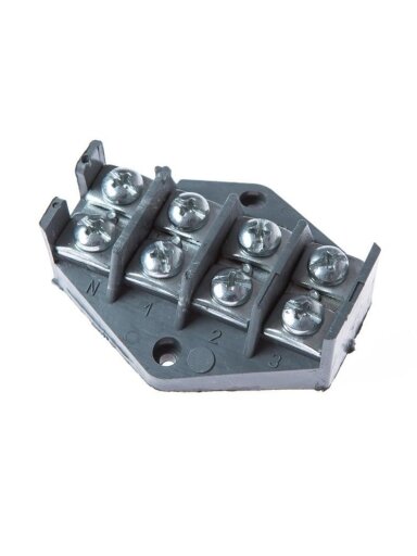 Sujungimo kaladėlė Elektroplast 4x10 mm², pilka Sujungimo kaladėlė Elektroplast 4x10 mm², pilka