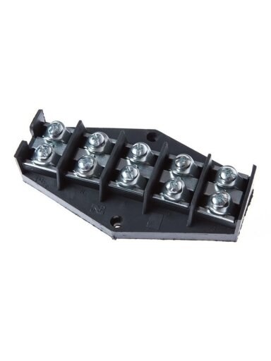 Sujungimo kaladėlė Elektroplast 5 x 16 mm², juoda Sujungimo kaladėlė Elektroplast 5 x 16 mm², juoda