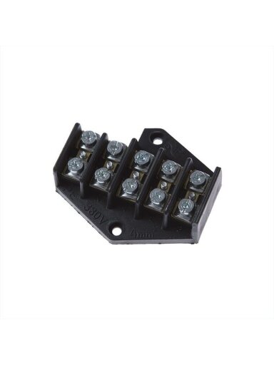 Sujungimo kaladėlė Elektroplast 5 x 4 mm², juoda Sujungimo kaladėlė Elektroplast 5 x 4 mm², juoda
