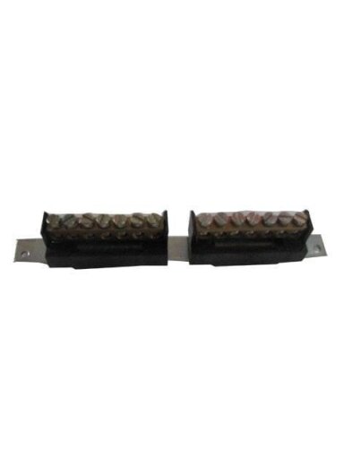 Sujungimo kaladėlė Technova N+PE 7x16/7x16 mm², juoda Sujungimo kaladėlė Technova N+PE 7x16/7x16 mm², juoda