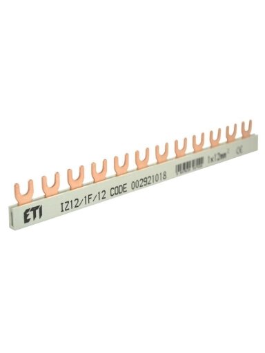 Sujungimo šyna ETI IZ12/1F/12, 80A