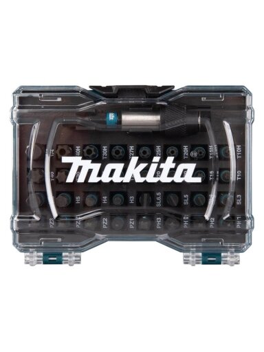 Sukimo antgalių rinkinys Makita E-12441, 33 vnt.