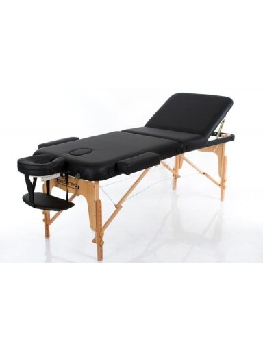 Sulankstomas masažo stalas Restpro Vip 3 Black