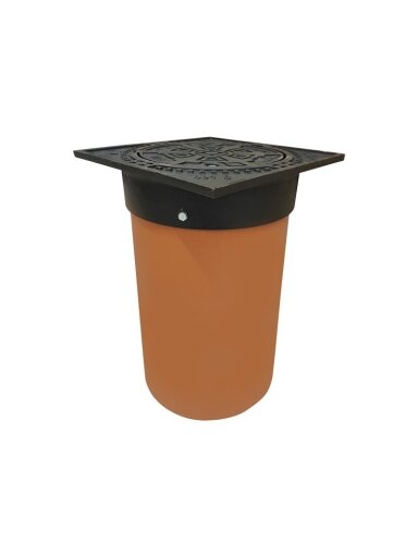 Šulinio dangtis su vamzdžiu Magnaplast, Ø 300 mm, 40t