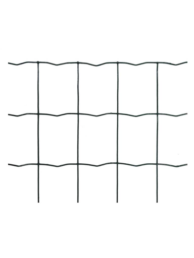 Suvirintas tinklas, 2,1 x 100 x 50 x 1800 mm, 25m, žalias