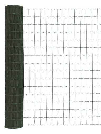Suvirintas tinklas, 2,1 x 100 x 50 x 800 mm, 25m, žalias
