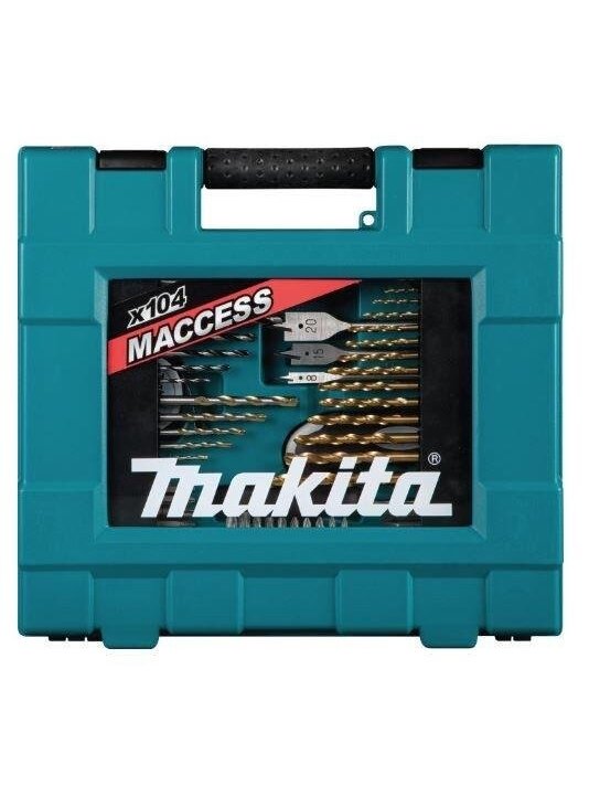 Sukimo antgalių ir grąžtų rinkinys Makita, 104 vnt. 2 Sukimo antgalių ir grąžtų rinkinys Makita, 104 vnt. 2