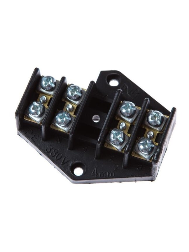 Sujungimo kaladėlė Elektroplast 4 x 4 mm², juoda Sujungimo kaladėlė Elektroplast 4 x 4 mm², juoda