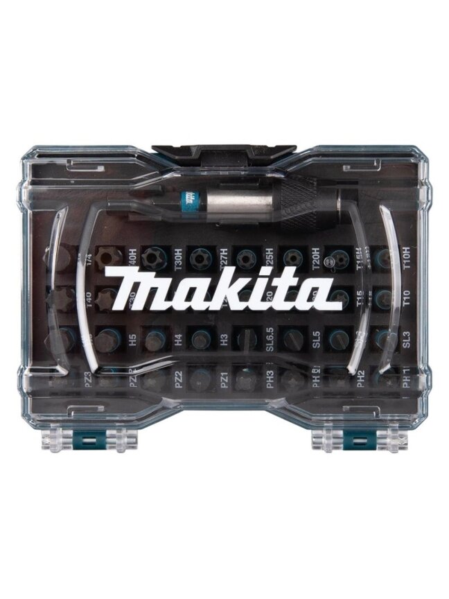 Sukimo antgalių rinkinys Makita E-12441, 33 vnt. Sukimo antgalių rinkinys Makita E-12441, 33 vnt.