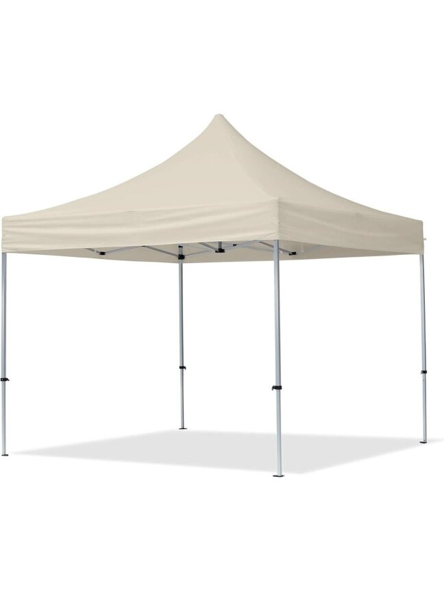 Sulankstoma pavėsinė Pop Up 3x3 m, su sienomis, Smėlio, X serijos, aliuminis 1 Sulankstoma pavėsinė Pop Up 3x3 m, su sienomis, Smėlio, X serijos, aliuminis 1