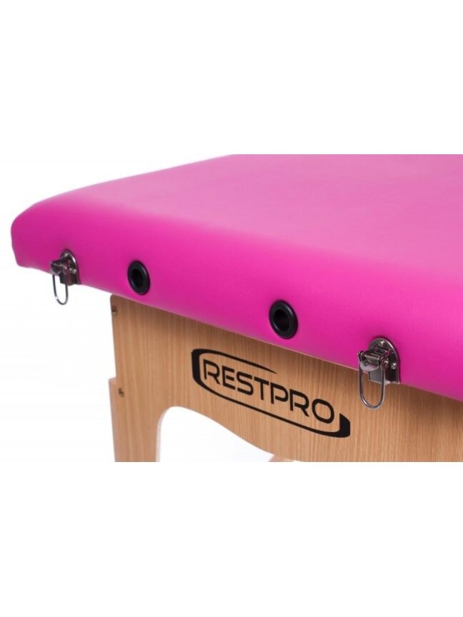 Sulankstomas masažo stalas Restpro Classic 2 Pink 8 Sulankstomas masažo stalas Restpro Classic 2 Pink 8