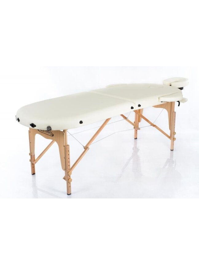 Sulankstomas Masažo Stalas Restpro Classic Oval 2 Cream, 1