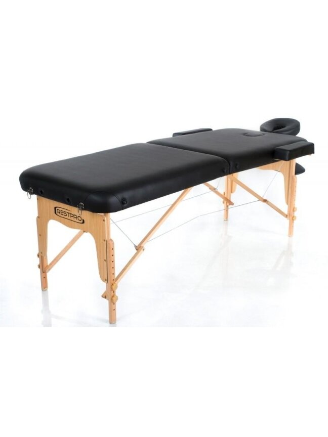 Sulankstomas masažo stalas Restpro Vip 2 Black 1 Sulankstomas masažo stalas Restpro Vip 2 Black 1