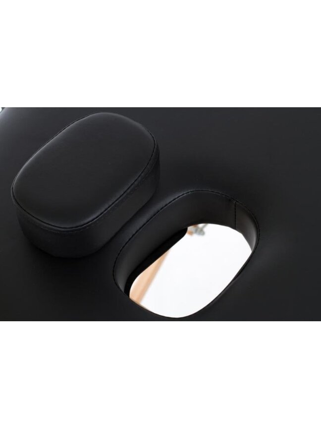 Sulankstomas masažo stalas Restpro Vip Oval 3 Black 6 Sulankstomas masažo stalas Restpro Vip Oval 3 Black 6