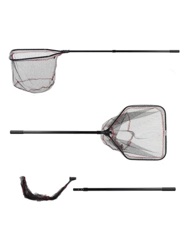 Sulenkiamas Graibštas AKARA PF-8 Guminiu Tinkleliu 60x60 cm Sulenkiamas Graibštas AKARA PF-8 Guminiu Tinkleliu 60x60 cm