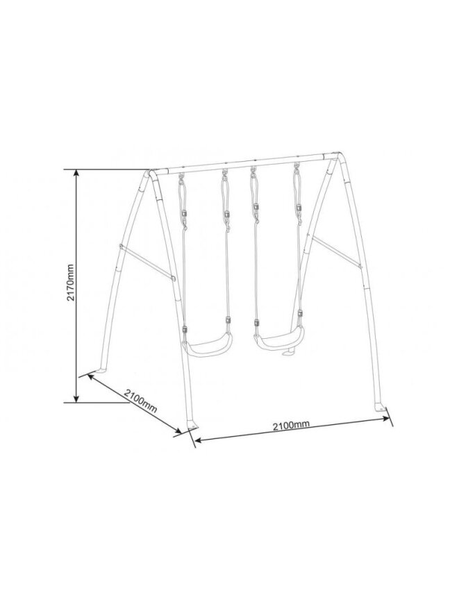 Supynės Axi Double Metal Swing 2